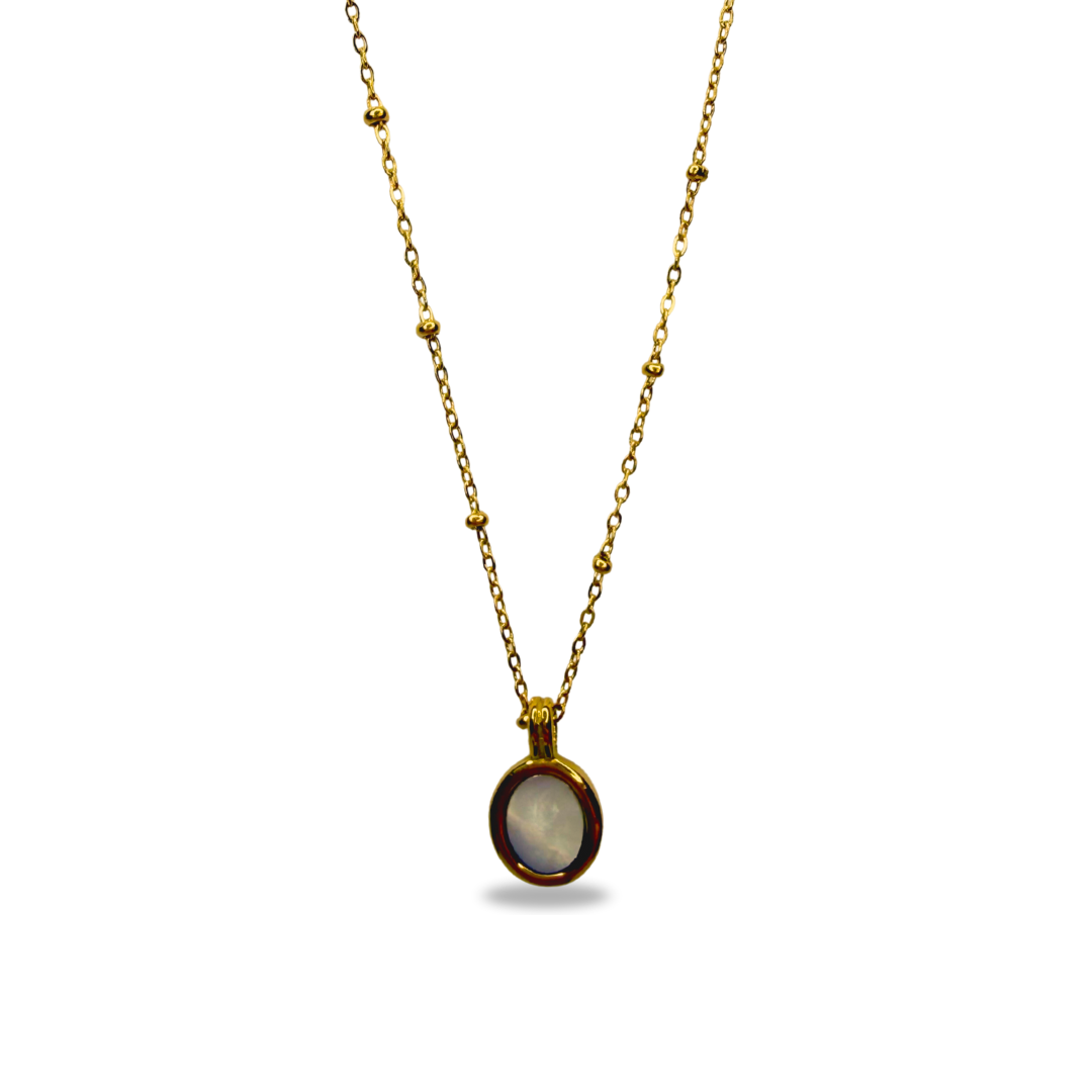 Collier Lune Opale