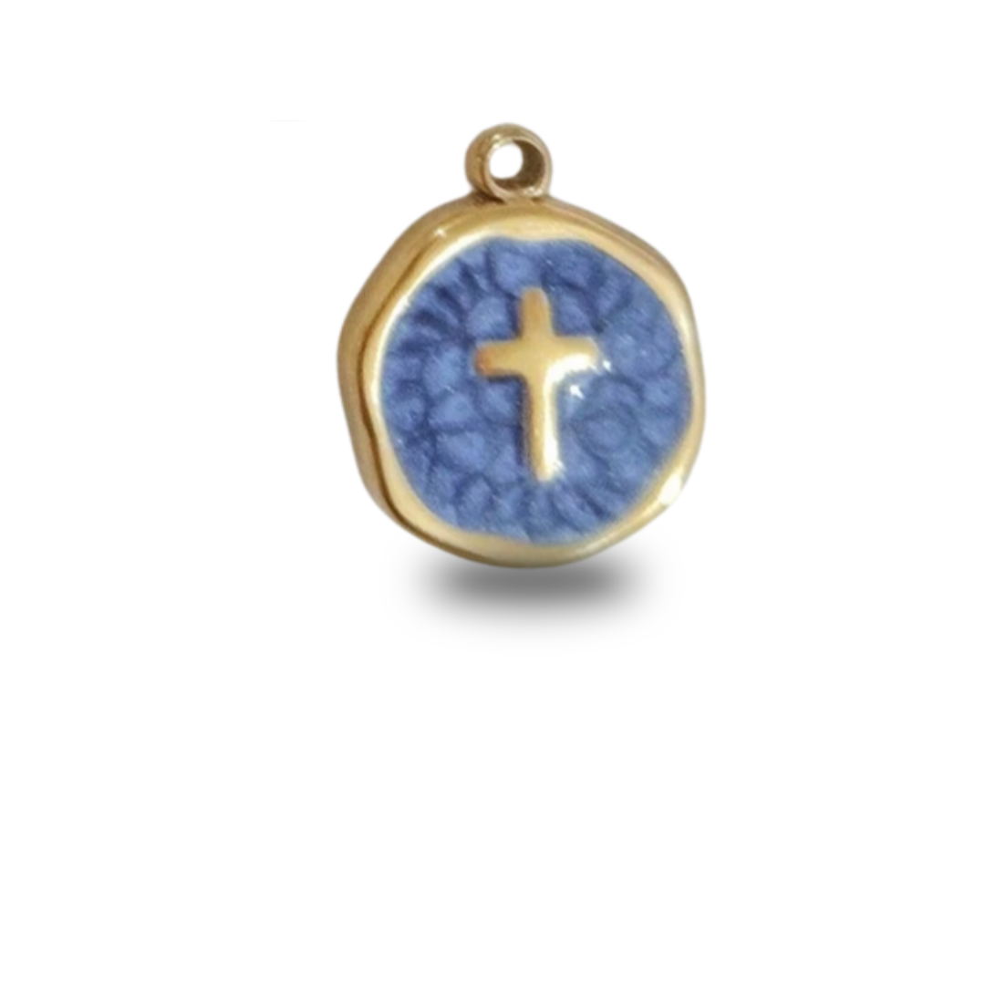 Charm Croix Bleue