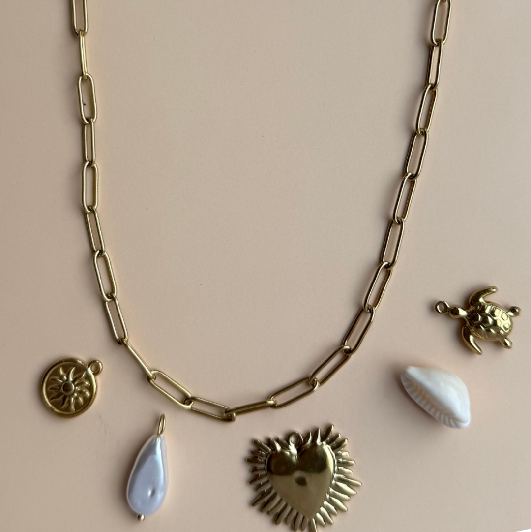 Collier personnalisable – Chaîne maille trombone